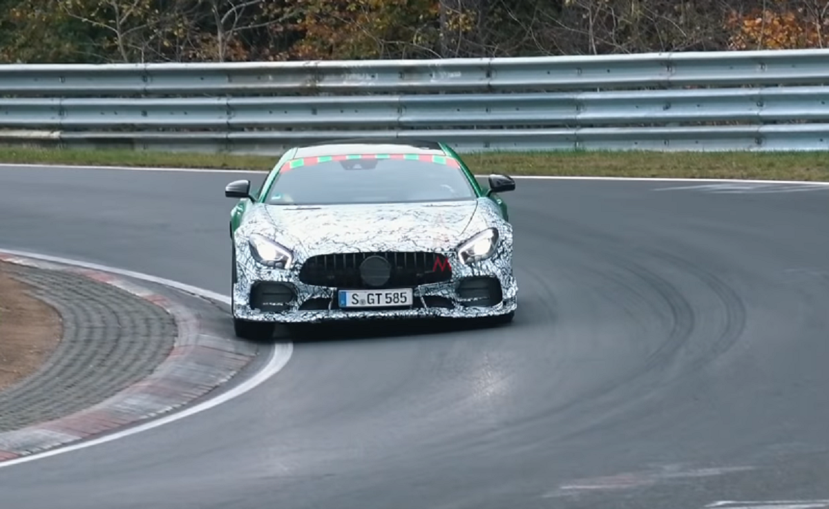Mercedes GT R AMG Clubsport video spia