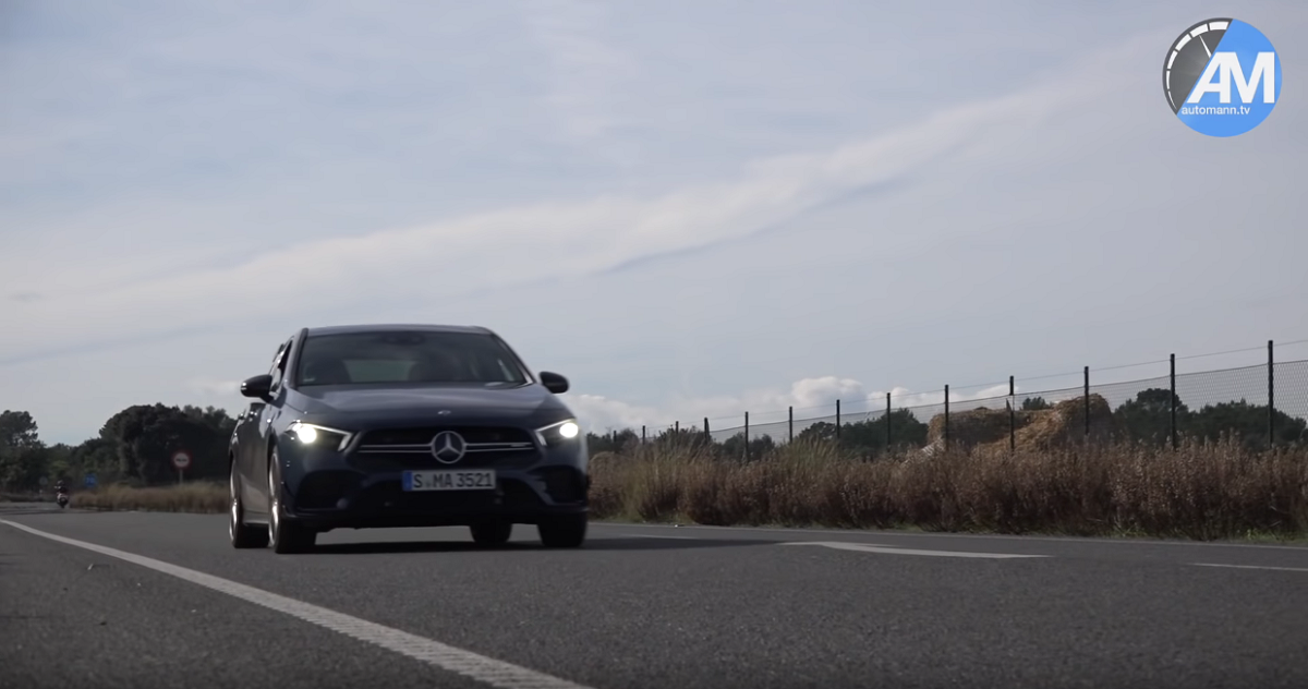 Mercedes A 35 AMG scatto 0 100 video