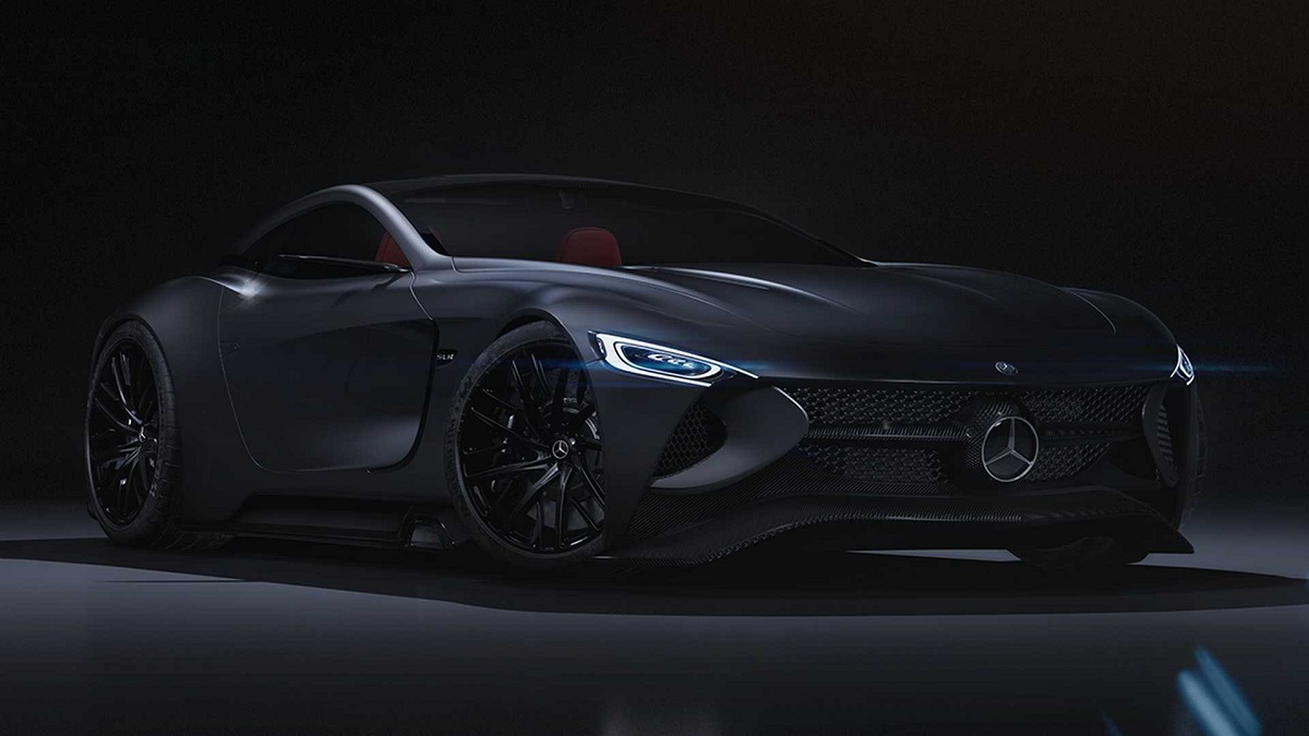 Mercedes SLR Vision Concept render