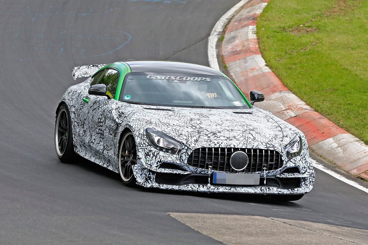 Mercedes-AMG GT R Black Series foto spia Nurburgring