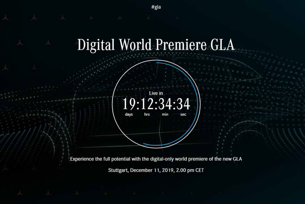 Mercedes GLA 2020 teaser