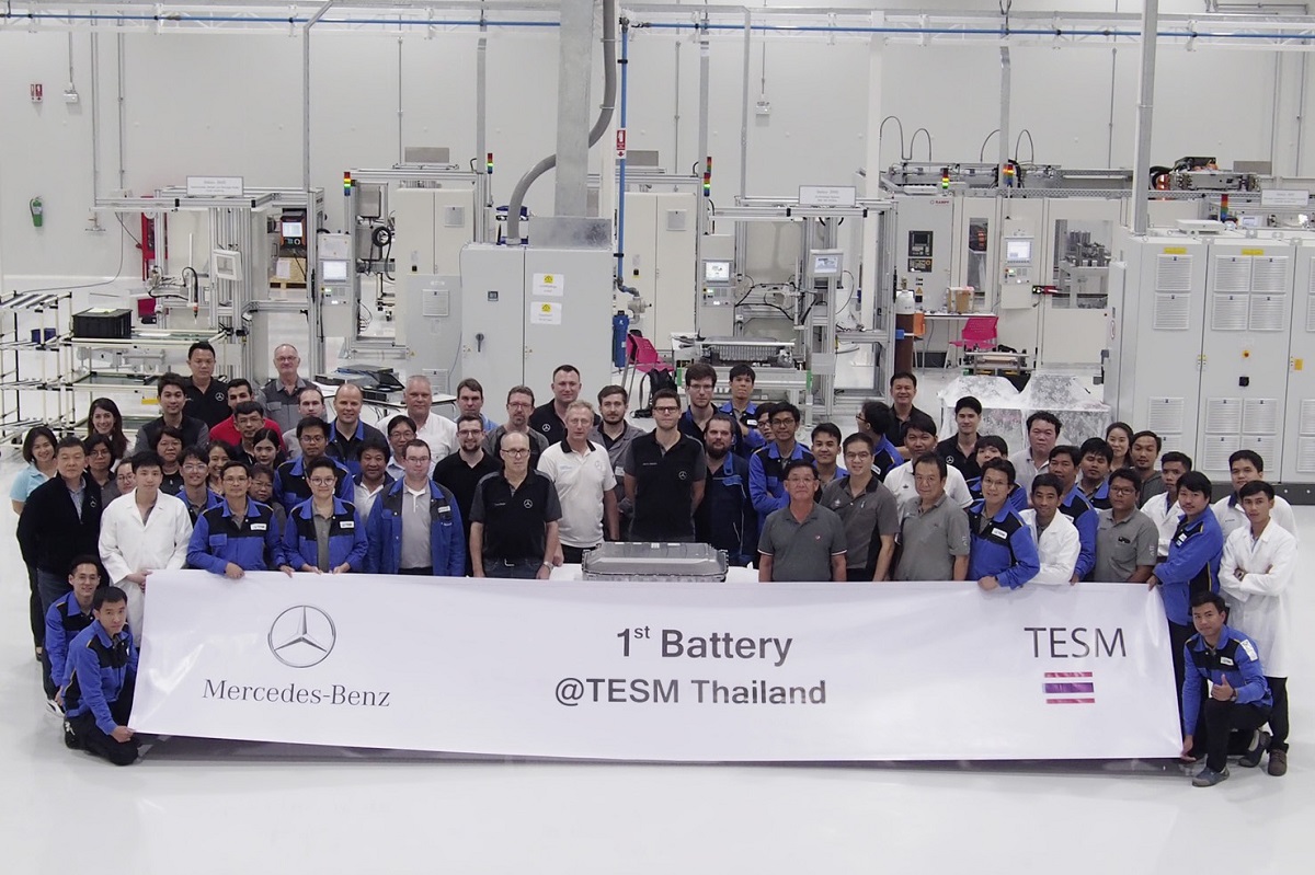 Mercedes stabilimento batterie Bangkok