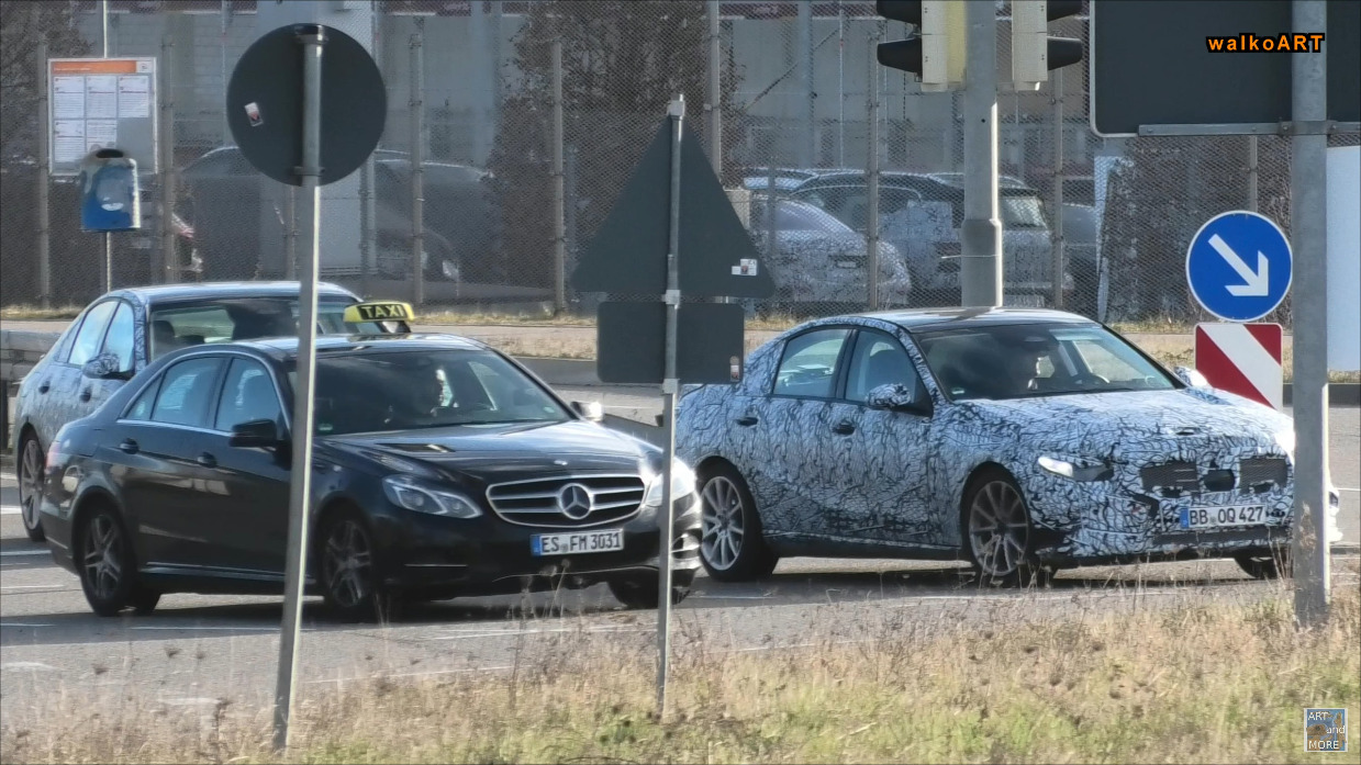 Mercedes Classe C 2021 foto spia Germania