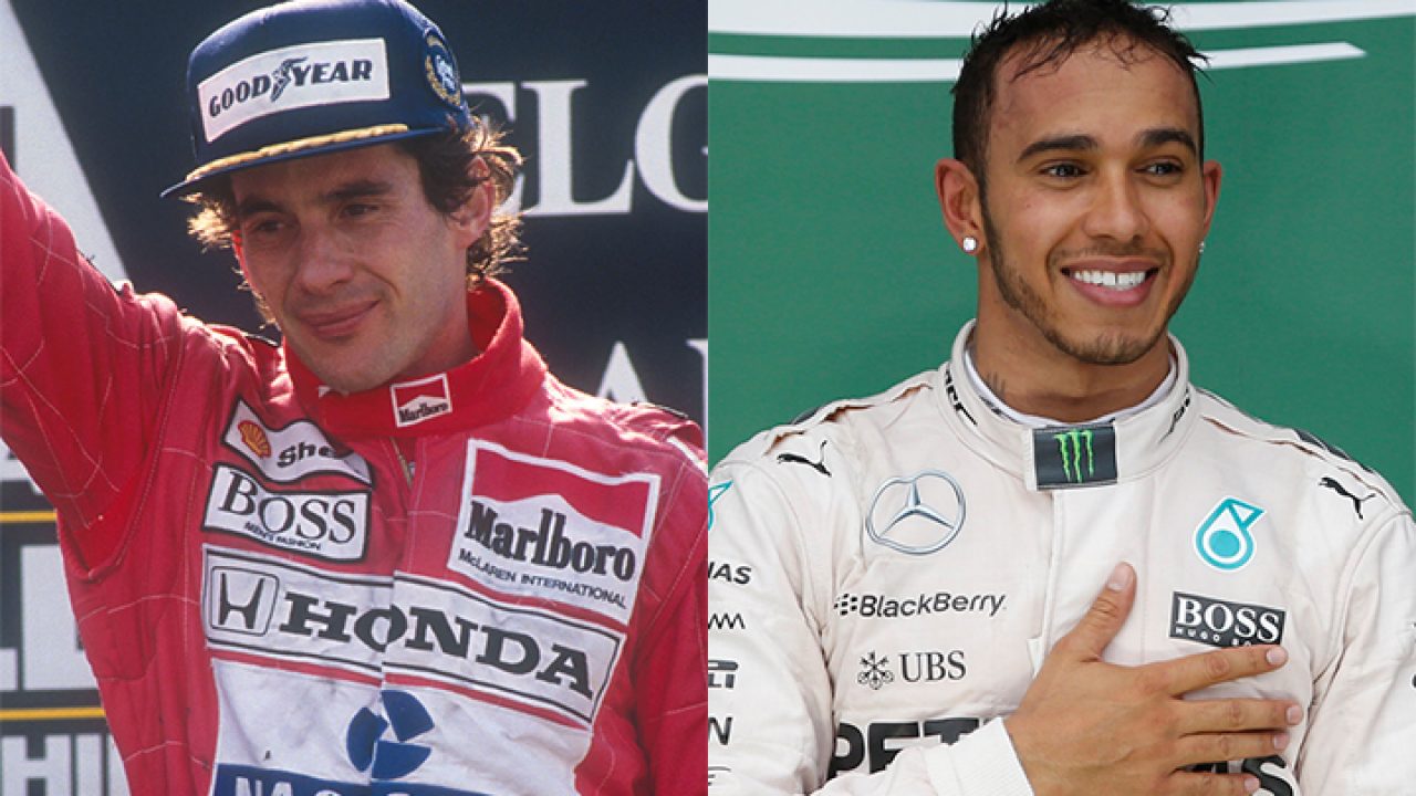 Senna e Hamilton