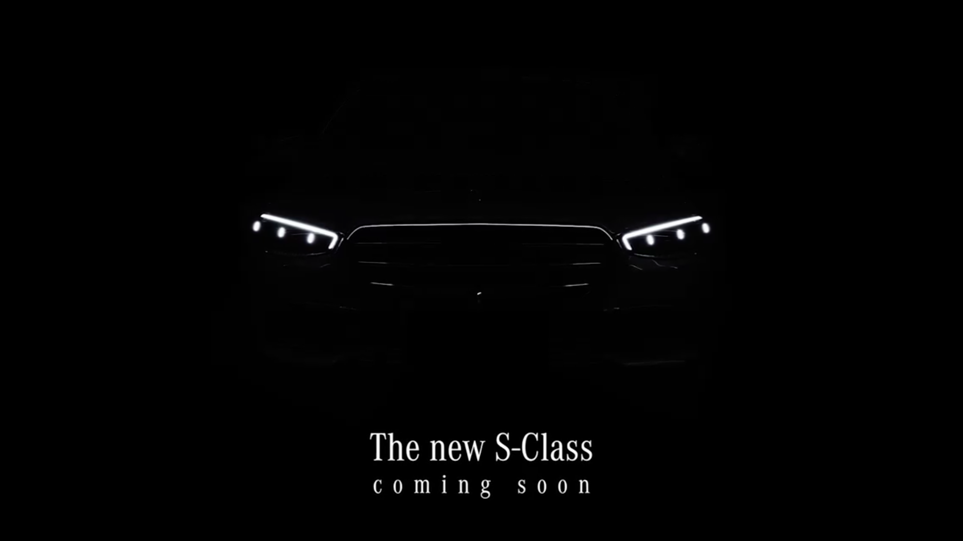 Mercedes Classe S 2021 video teaser