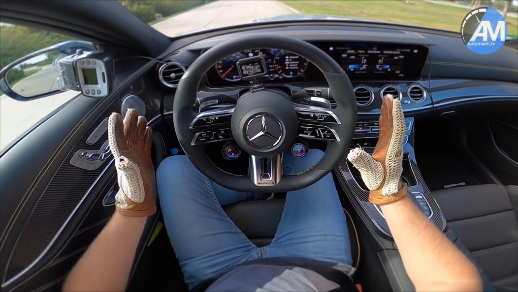 Mercedes-AMG E 63 S 2021 test velocità