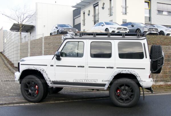 Mercedes-Benz G500 4&times;4&sup2; Nurburgring Test Center foto spia
