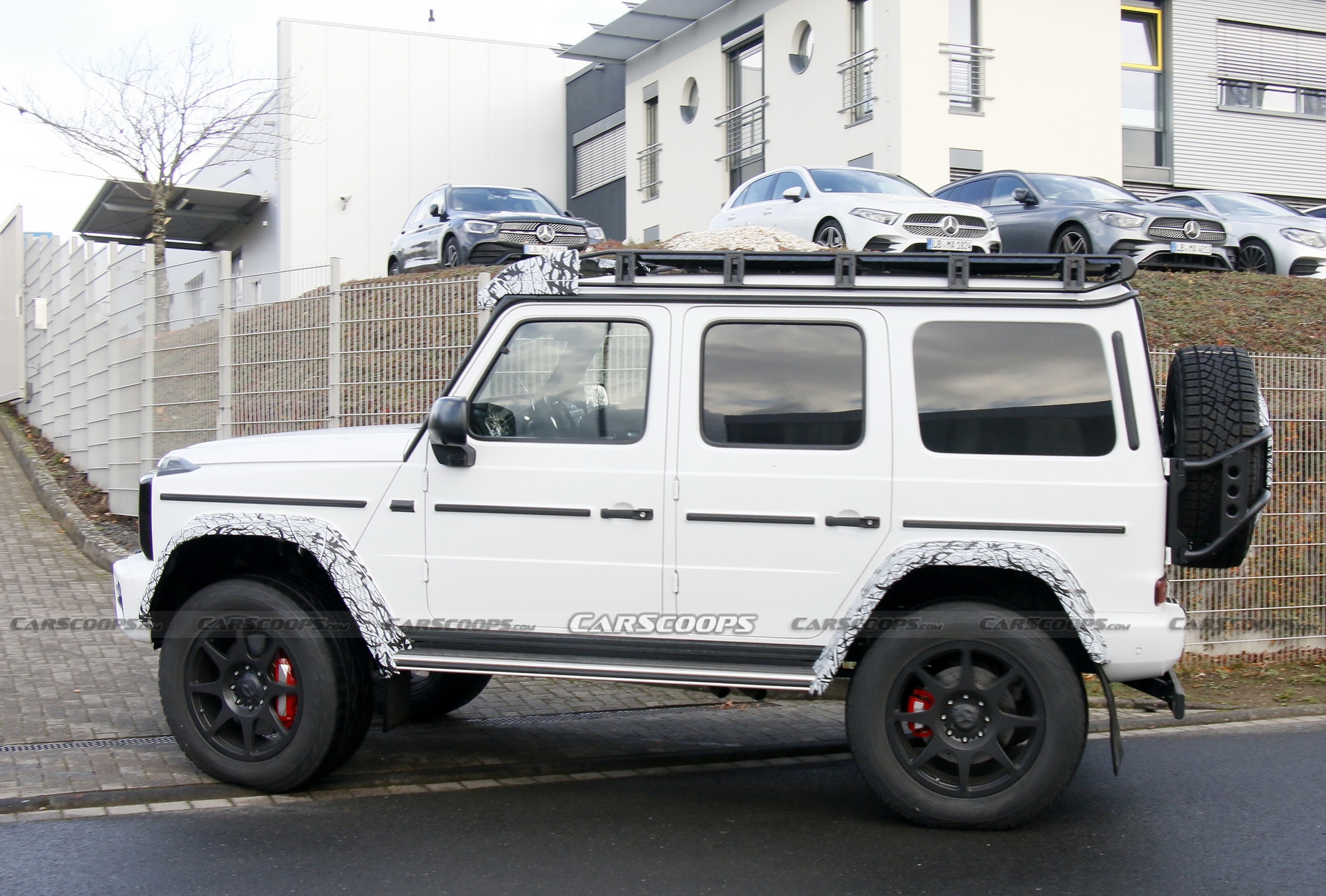 Mercedes-Benz G500 4×4² Nurburgring Test Center foto spia