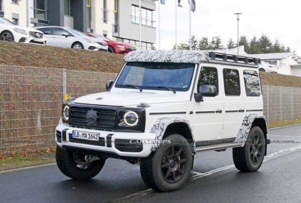 Mercedes-Benz G500 4&times;4&sup2; Nurburgring Test Center foto spia