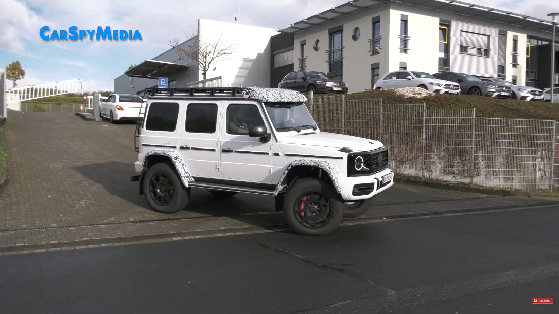 Mercedes-Benz G500 4×4² Nurburgring foto spia video