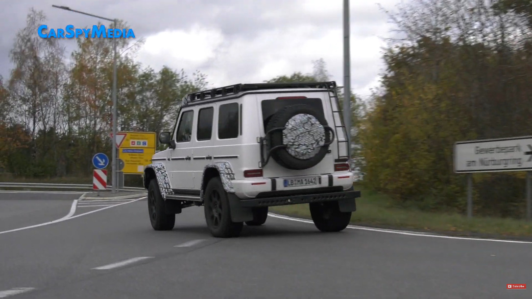 Mercedes-Benz G500 4×4² Nurburgring foto spia video