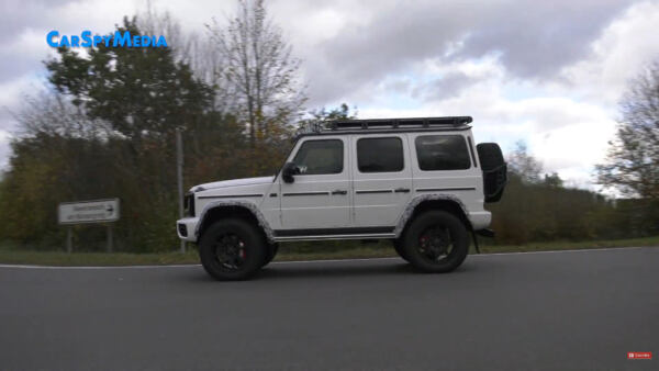 Mercedes-Benz G500 4×4² Nurburgring Test Center foto spia