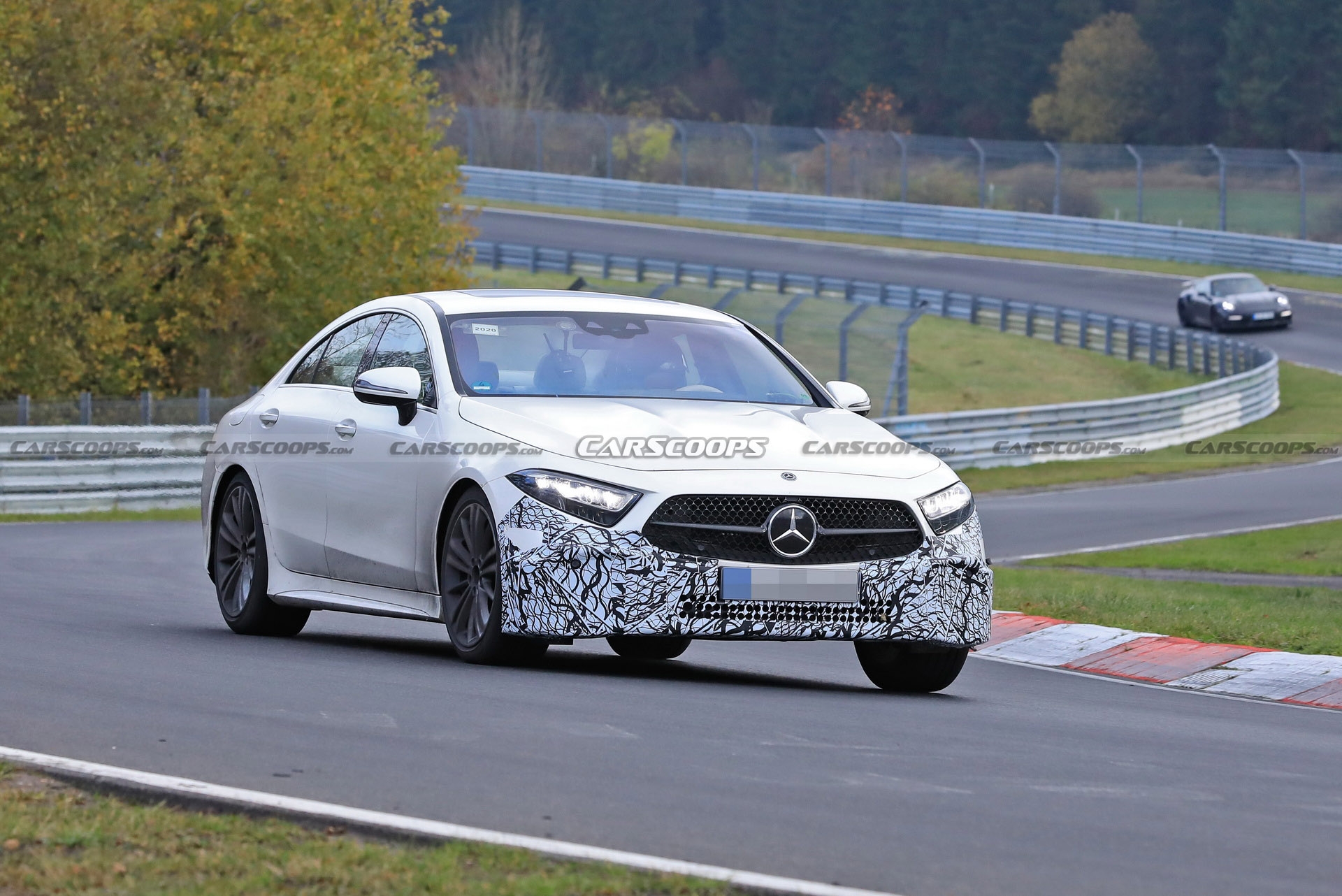 Mercedes CLS restyling prototipo foto spia