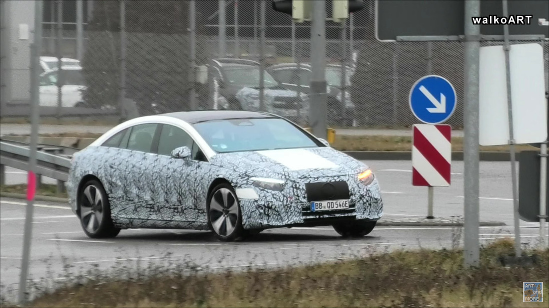 Nuova Mercedes EQS prototipi Germania