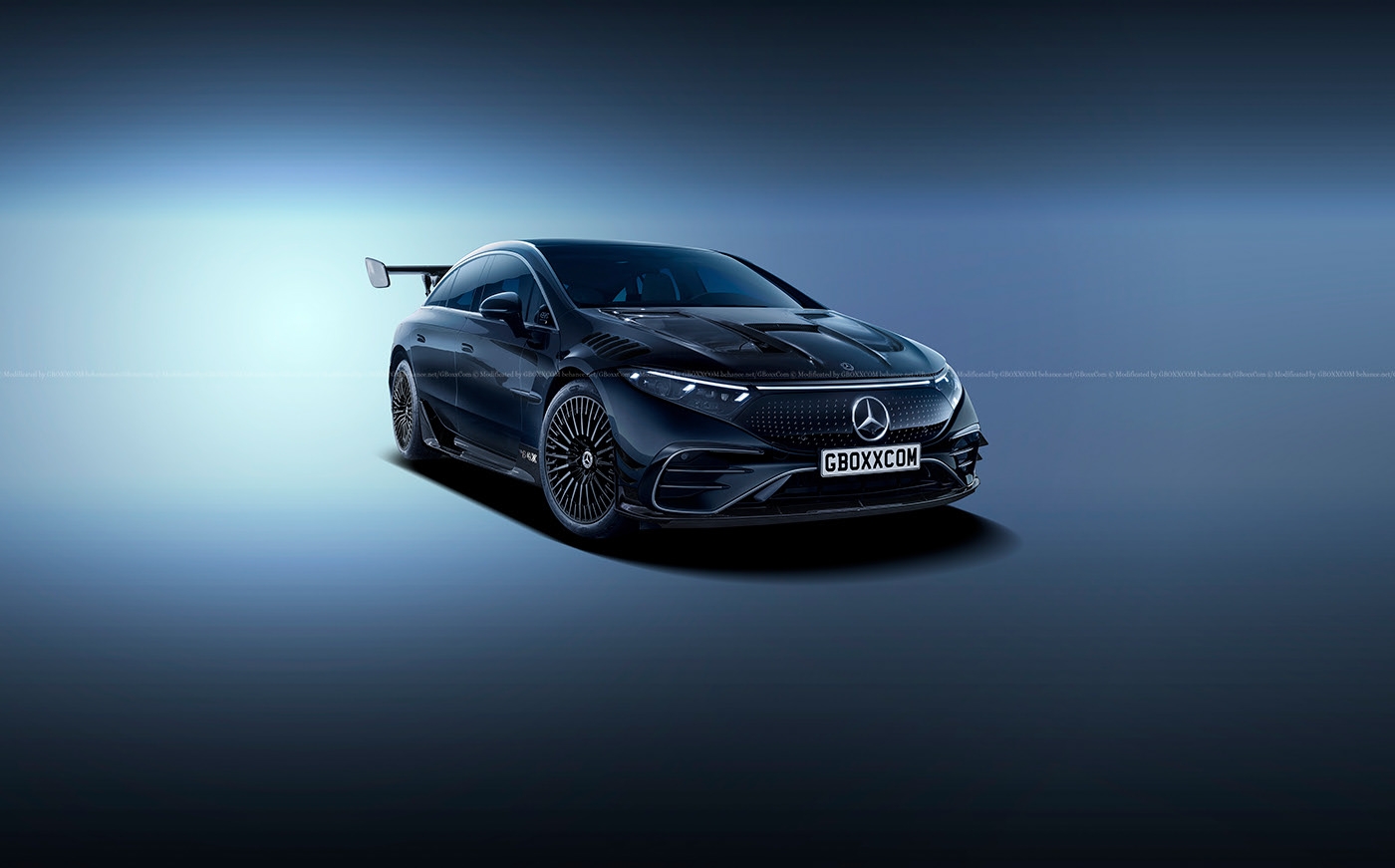 Mercedes-AMG EQS Black Series render