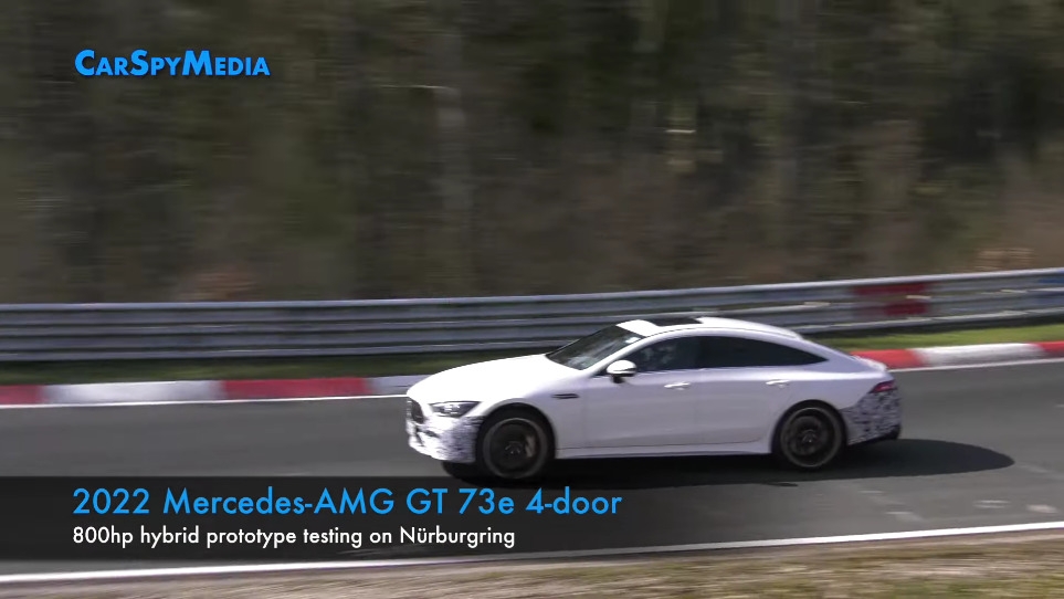 Mercedes-AMG GT 73 e prototipo Nurburgring
