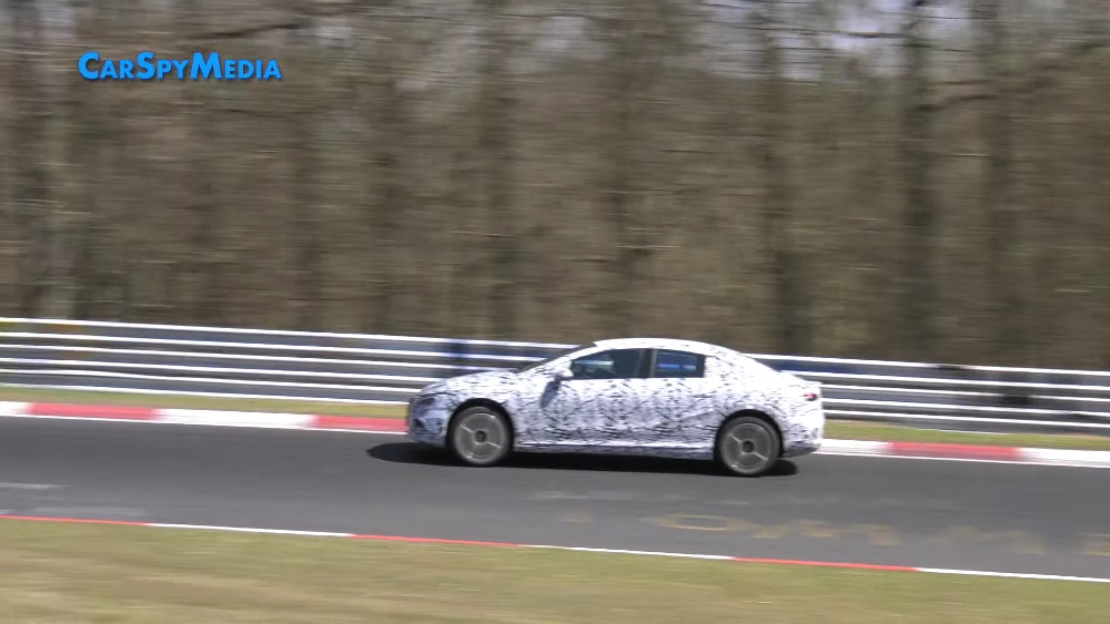 Mercedes EQE nuovo prototipo Nurburgring