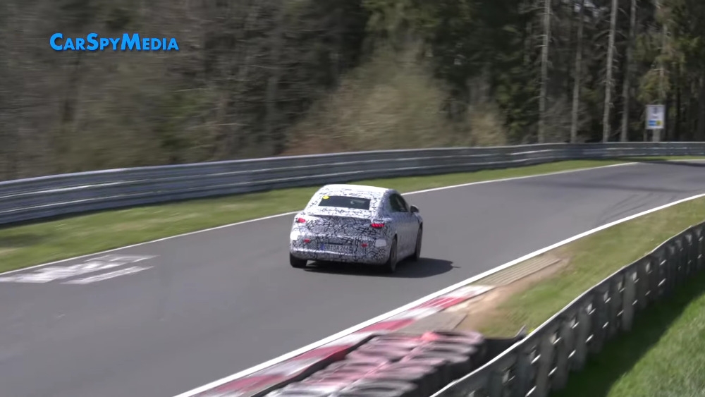 Mercedes EQE nuovo prototipo Nurburgring
