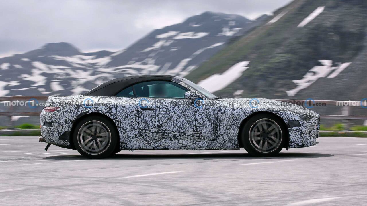 Nuova Mercedes-AMG SL altro avvistamento foto spia