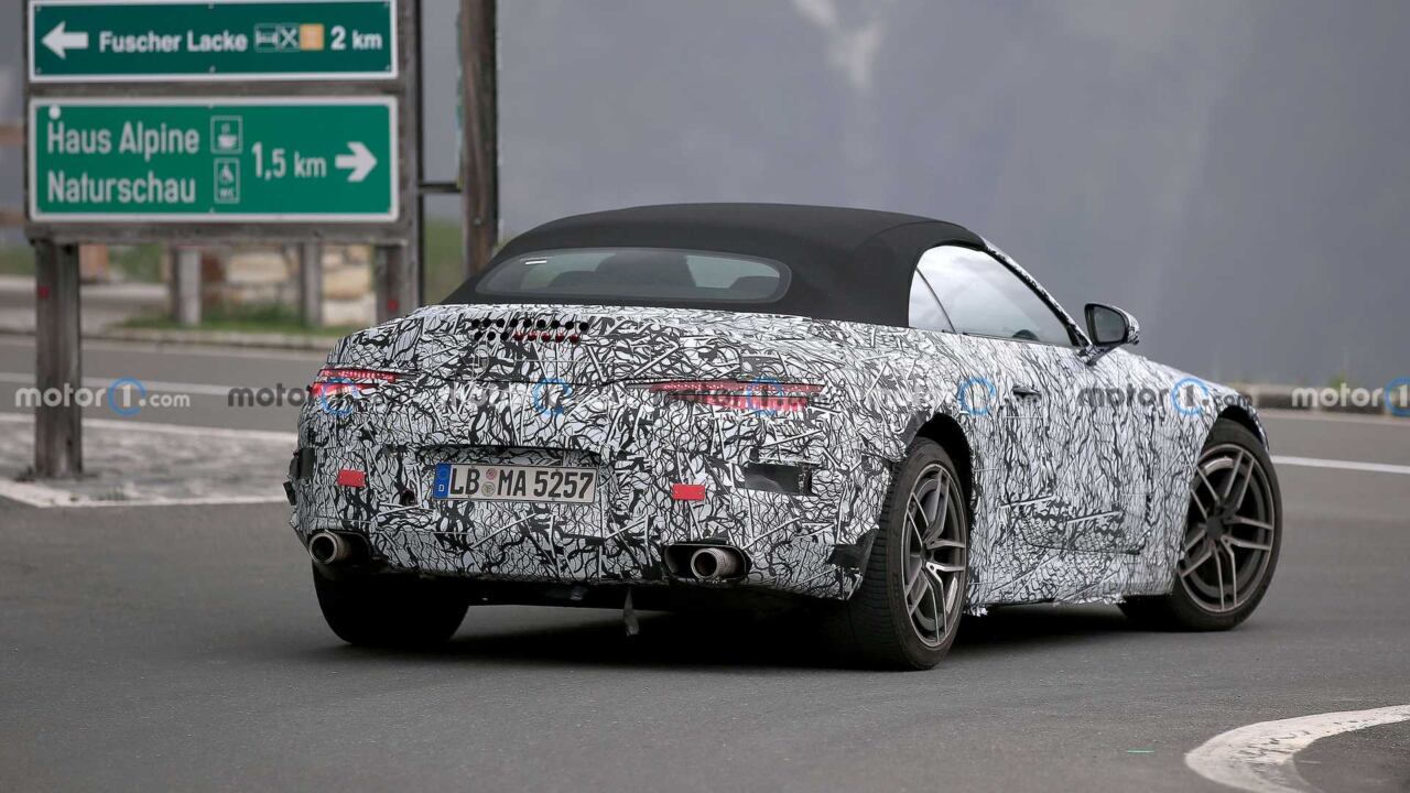 Nuova Mercedes-AMG SL altro avvistamento foto spia