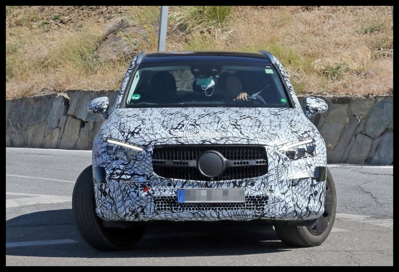 Nuovo Mercedes GLC ultimo prototipo foto spia