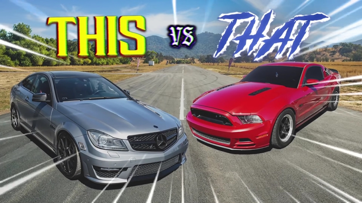 Mercedes-Benz C 63 AMG vs Ford Mustang GT
