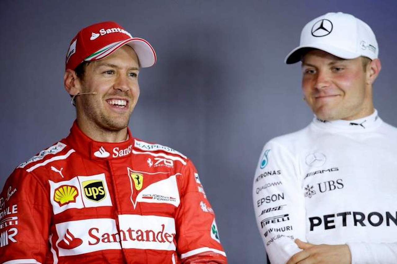 Vettel e Bottas
